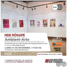 Ambient-Arte - Exposición virtual de Asociación para las Artes Visuales de Paraguay/Gente de Arte - Lunes, 14 de Setiembre de 2020